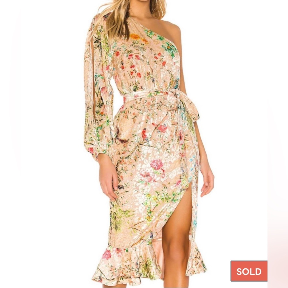 Revolve Hemant & Nadita floral dress